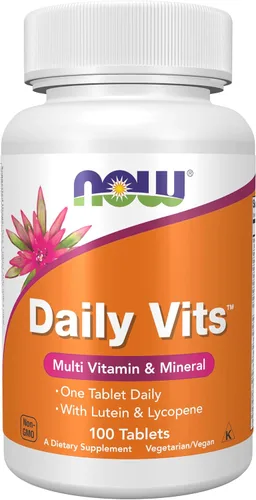 Suplementos NOW, Daily Vits™, una tableta diaria, 100 tabletas