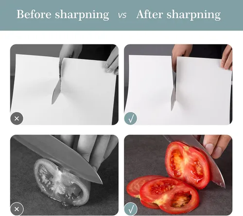 Vista 7 de Whetstone 600/2000 Grits - Kit de afilado de piedra húmeda con base de goma antideslizante guía de ángulo y piedra aplanadora