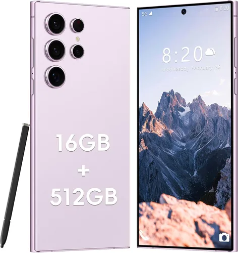 Vista 10 de I24 Ultra 5G - Teléfono inteligente desbloqueado, 16+ 512GB, teléfono celular Android 14 desbloqueado, pantalla HD+ de 6.8 pulgadas, batería de 6800