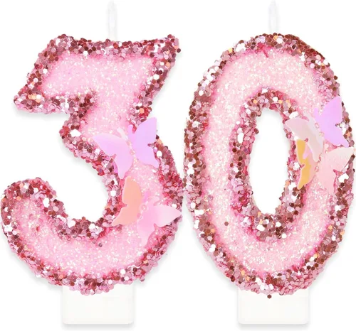 Vista 75 de Velas de cumpleaños número 1, decoración de fiesta de cumpleaños de mariposa para mujeres y niñas, vela morada de feliz cumpleaños para pastel, vela