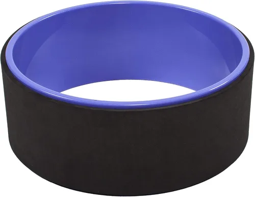 Vista 4 de Fitvids Rueda de yoga para estirar: soporte cómodo para posturas y flexiones hacia atrás, varios