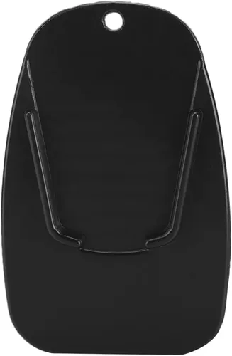 Vista 6 de 3.5 x 2.2 in/3.5 x 2.2 pulgadas, 1 unidad de plástico ABS universal para motocicleta, soporte lateral, placa de soporte para suelo suave