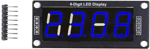 Vista 11 de 4 módulos de segmento digital Tm1637 Pantalla digital LED de 4 dígitos de 7 segmentos Pantalla digital LED de 0.56 pulgadas, pantalla de reloj