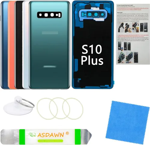 Vista 102 de Estuche de panel de vidrio trasero de repuesto para Galaxy S8 con manual de instalación + lente de cámara preinstalada + todo el adhesivo + kit