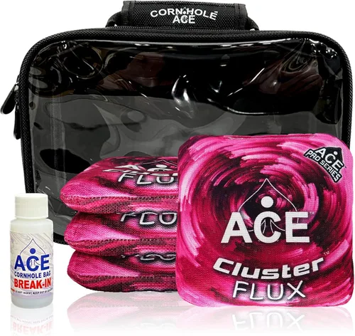 Vista 19 de Cluster Flux Bolsos de Cornhole ACE Pro + Kits PRO Tecnología de Almohadilla de Cluster Doble Cara Resbaladiza y Pegajosa para Todo Clima