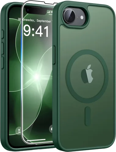 Vista 324 de FNTCASE Funda para iPhone Air: [Compatible con Magsafe] Fundas translúcidas mate con [protección completa de la cámara] [protector de pantalla]