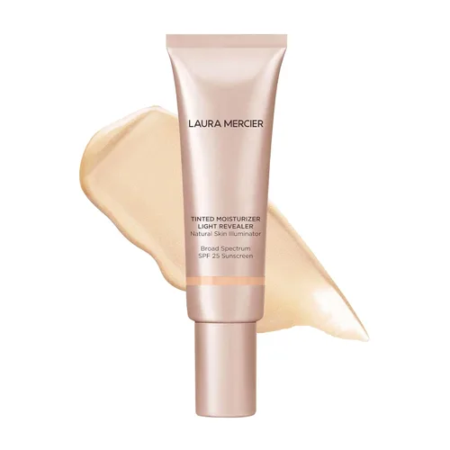 Laura Mercier Tinted Moisturizer Light Revealer Natural Skin Illuminator with SPF 25: All Day Hydration, Ultra-Sheer Coverage, Luminous & Radiant