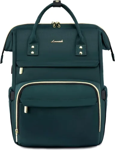 Vista 28 de Mochila para laptop LOVEVOOK para mujer, Negro, Mochilas Daypack