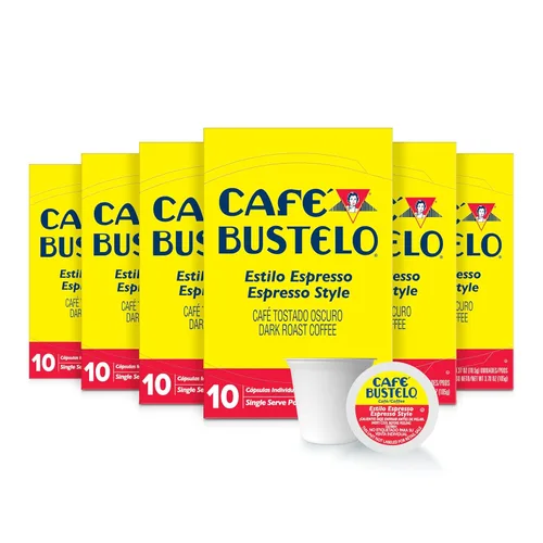 Vista 13 de Café Bustelo - Café de tostado medio, 10 cápsulas K-Cup (Paquete de 6)