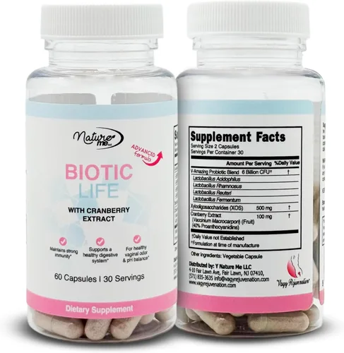 Vagy Rejuvenation BioticLife Probiótico para mujeres – Probióticos para la salud vaginal, digestiva y urinaria – Suplemento con prebióticos y