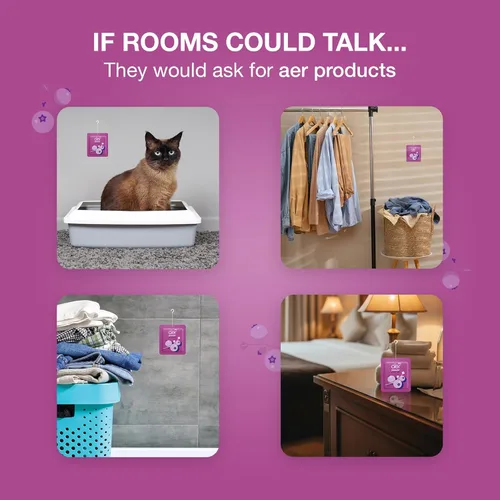 Vista 8 de Godrej Aer Power Pocket Floral Delight Fragancia para Baño 10 g, Paquete de 6, Naranja