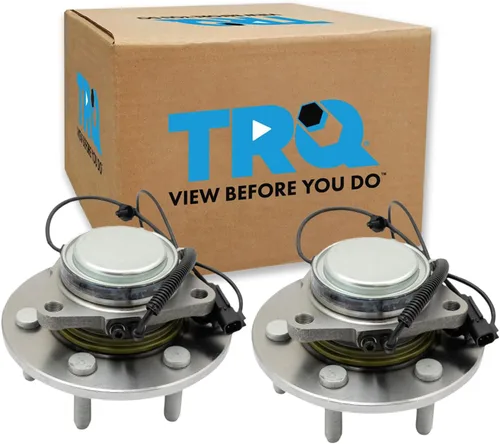 Vista 203 de Conjunto de rodamiento de rueda y buje TRQ para parte trasera izquierda y derecha, 2 piezas, compatible con Ford Expedition 2007-2010 y Lincoln