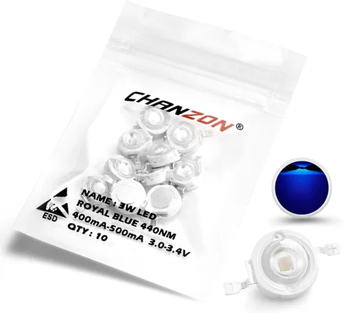 Vista 8 de CHANZON 10 piezas de alta potencia Led Chip 3W RGB 4 pines cátodo común (600mA para cada color 3 vatios) Diodo de emisión de luz SMD COB