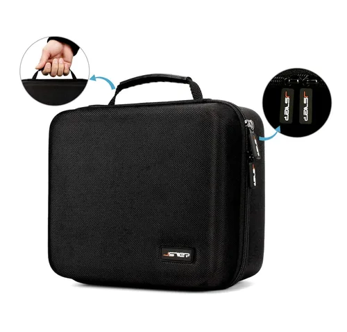 Vista 6 de Funda rígida para Meta Quest 2 JSVER Funda de transporte para QuestQuest 2Oculus GoSamsung Gear Realidad virtual y kit de control