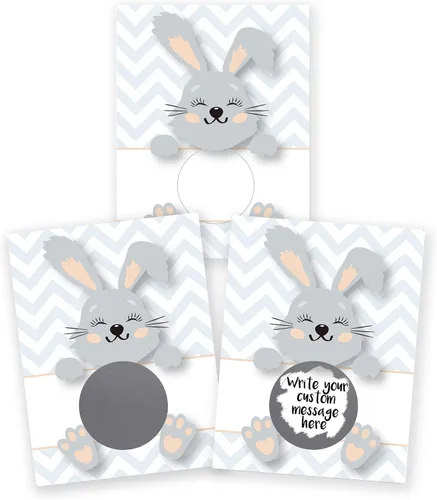 Vista 51 de My Scratch Offs - Paquete de 20 Mini Tarjetas Rasca y Gana DIY de Corazón Rosa para San Valentín con Calcomanías, 3x4 Pulgadas, Notas de Amor