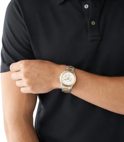 Vista 4 de Michael Kors - Reloj de cuarzo Slim Runway de acero inoxidable para hombre