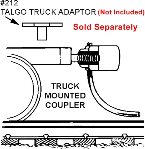 Vista 5 de Kadee 147 Acoplador de bigote de vástago inferior medio 1/4 2pr KADU0147