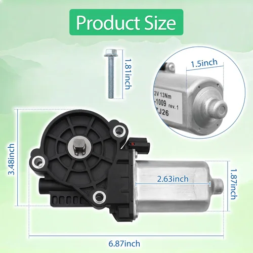 Vista 6 de 676061 Motor de paso de entrada de escalera RV compatible con escalones Kwikee y componentes de motor Lippert 379147, 1101428, 214-1001, 366043