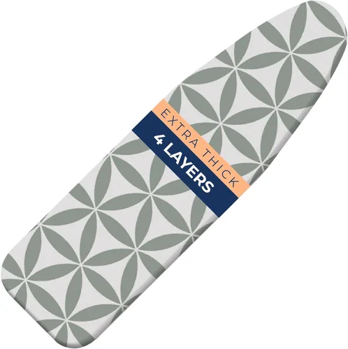 Vista 12 de Tabla de planchar, tabla de planchar compacta y ahorradora de espacio con cubierta extra gruesa de 3 capas, altura ajustable, fácil almacenamiento