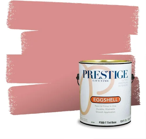 Vista 143 de Prestige Paints Pintura exterior e imprimación en uno, 1 galón, plano, coincidencia comparable de Valspar* Amber Rose*
