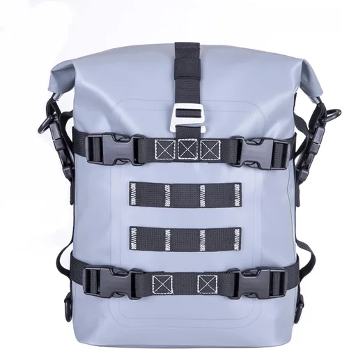 Vista 8 de WILD HEART Bolsa Seca Impermeable para Motocicleta Bolsas de Barra Antivuelco 15L usada como Equipaje de Motocicleta Barra Sissy Asiento Trasero