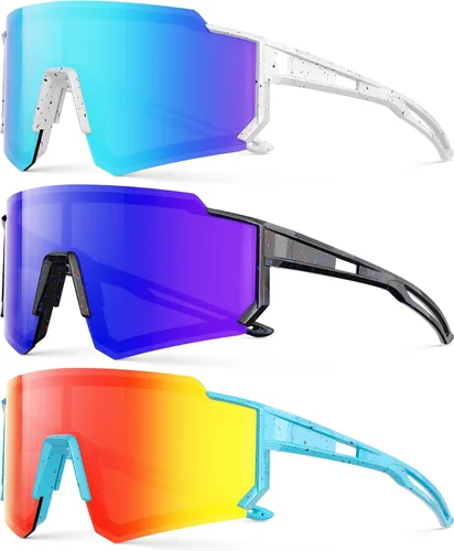 Fanshen Kids Baseball Sunglasses Youth - Sports Polarized Sunglasses Softball Cycling for Boys Girls Ages 3-12 UV Protection