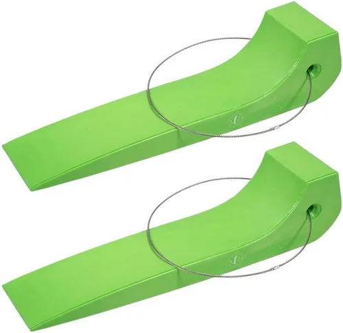 Vista 10 de Mytee Products Patines para neumáticos para camión de remolque, grúa, portaequipajes de retroceso de seguridad naranja