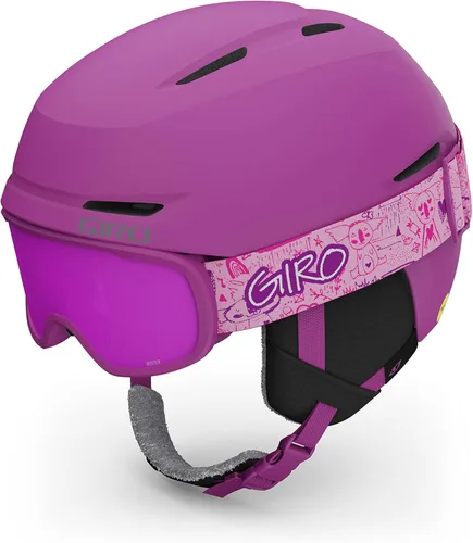 Vista 14 de Giro Spur - Casco de esquí para niños, casco de snowboard para jóvenes, niños y niñas