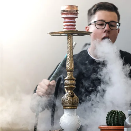 Vista 6 de Kitosun D-Hose Juego de manguera para cachimba – Accesorios para shisha premium de 1.1 pies de largo mango de boquilla de aluminio desmontable