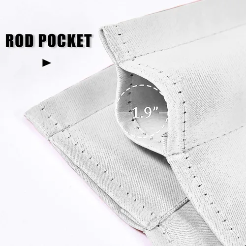 Vista 5 de Magic Drapes Cortinas semiopacas con aislamiento térmico para oscurecer la habitación, paneles de tratamiento de ventanas para sala de estar