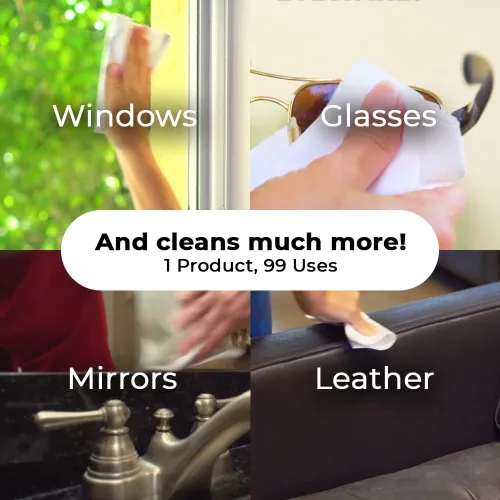 Vista 5 de Shadazzle Paño de limpieza de nanofibra, paño de limpieza de microfibra, paño de microfibra y toalla de microfibra, limpia sin rayas con agua