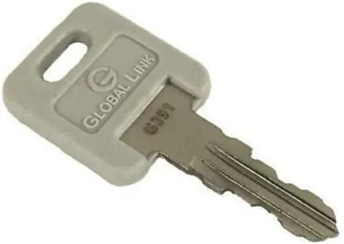 Thetford Reemplazo genérico RV Camper G391 Key Global Link, Fastec, Bauer, Lippert Components RV Cerraduras de puerta de equipaje estándar PN 94155