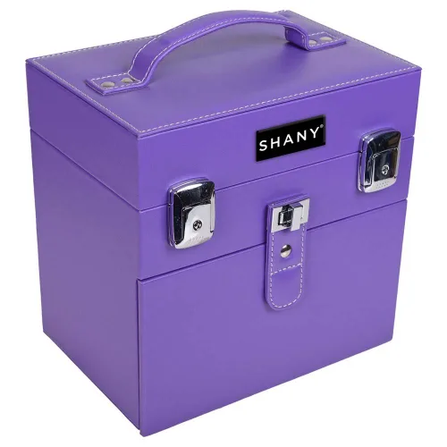 Vista 12 de Organizador de maquillaje valija, Shany Cosmetics Pink Matters uñas accesorios, Ave del Paraiso