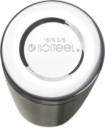 Vista 8 de Isosteel Duo 9900DAT Top 0 75 Litre Stainless Steel Vacuum Flask, Titan/Grey, 8.2 x 7.7 x 30.4 cm