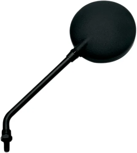 Emgo 20-29610 Espejo de repuesto de vástago largo izquierdo y derecho con acabado satinado negro Z1