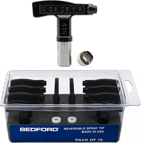 Vista 62 de Bedford Precision 33-7207 Punta reversible de 0.007 pulgadas, ventilador de 4 a 6 pulgadas, repuesto para Graco RAC 5 y Titan