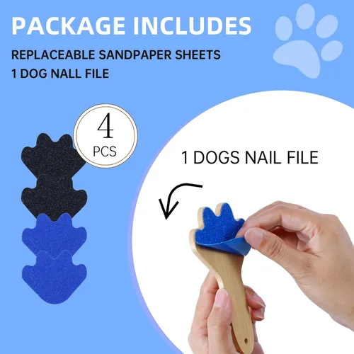 Vista 6 de Tablero de Rascado para Perros Almohadilla de Rascado para Perros Herramienta Multifuncional de Corte Alternativa a Cortaúñas Lima de Uñas