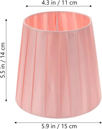 Vista 3 de Beaupretty Pantallas de lámpara Pantalla de lámpara pequeña pequeña Pantalla de lámpara Clip en la cubierta de la luz de la bombilla Pantalla de Azul