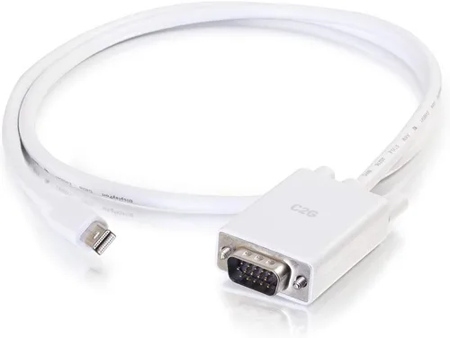Vista 16 de C2G Legrand - Cable adaptador Mini DisplayPort a HDMI, adaptador de DisplayPort macho a macho, adaptador DisplayPort negro a HDMI, convertidor