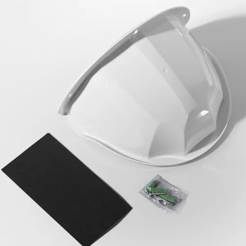 Vista 5 de Cámara de seguridad universal Sun resistente a la intemperie techo protector cámaras domo al aire libre Stick Up soporte de cámara compatible