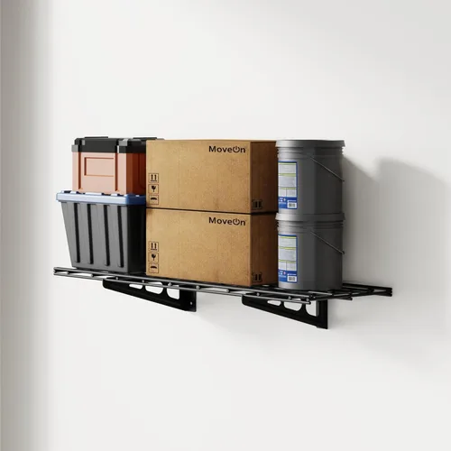 FLEXIMOUNTS Estantería de garaje de 1 x 3 pies para montaje en pared, paquete de 1 estantería de pared de alta resistencia, soporta hasta 150