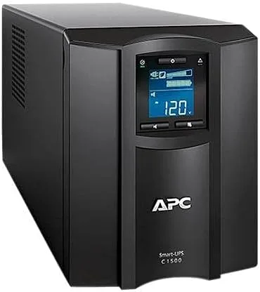 Vista 3 de APC UPS inteligente de 1500VA con SmartConnect, SMC1500C Sinewave UPS batería de respaldo, AVR, 120V, fuente de alimentación ininterrumpida