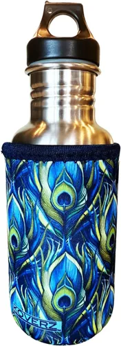 Vista 59 de Funda de neopreno para botella de agua Koverz, funda de neopreno, se ajusta a botellas de agua de 24-30 oz, lavable y reutilizable, tamaño grande