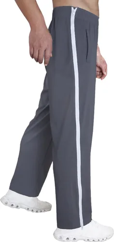 Vista 5 de Tear Away Pants for Men Side Zipper Pants Zip Leg Sweatpants Breakaway Post Surgery Recovery Zipper Pants