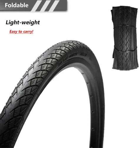Vista 3 de 700x35c/700x38c - Par de neumáticos de bicicleta de carretera 60 TPI Kevlar plegables de alta calidad para bicicletas de ciudad, paquete de 2
