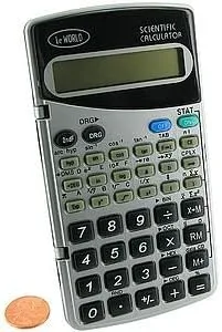 Calculadora científica delgada de 10 dígitos