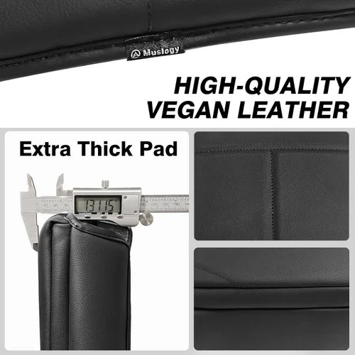 Vista 371 de Muslogy Funda para reposabrazos de consola central apta para Chevy Silverado/Tahoe y GMC Sierra/Yukon 2007-2013, cómoda almohadilla