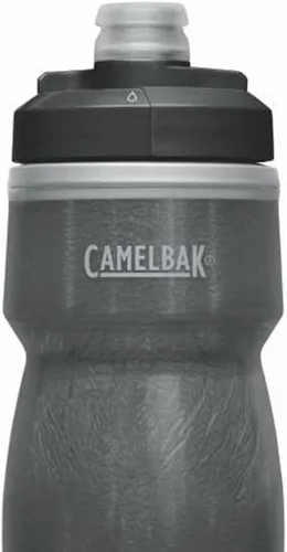 Vista 4 de CamelBak Podium Chill Bike - Botella de agua aislada para apretar, color negro, 21 onzas