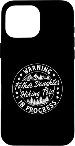 Vista 19 de Warning Father Daughter Hiking Trip in Progress Case for iPhone 17