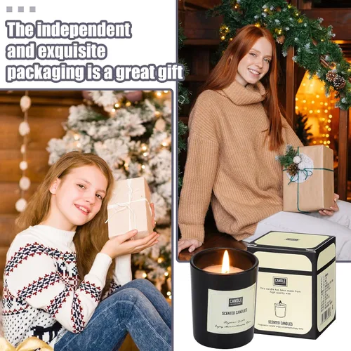 Vista 7 de MTLEE Juego de 36 velas perfumadas para el hogar, velas en tarro a granel, juego de regalo para mujeres, velas de aromaterapia de larga duración